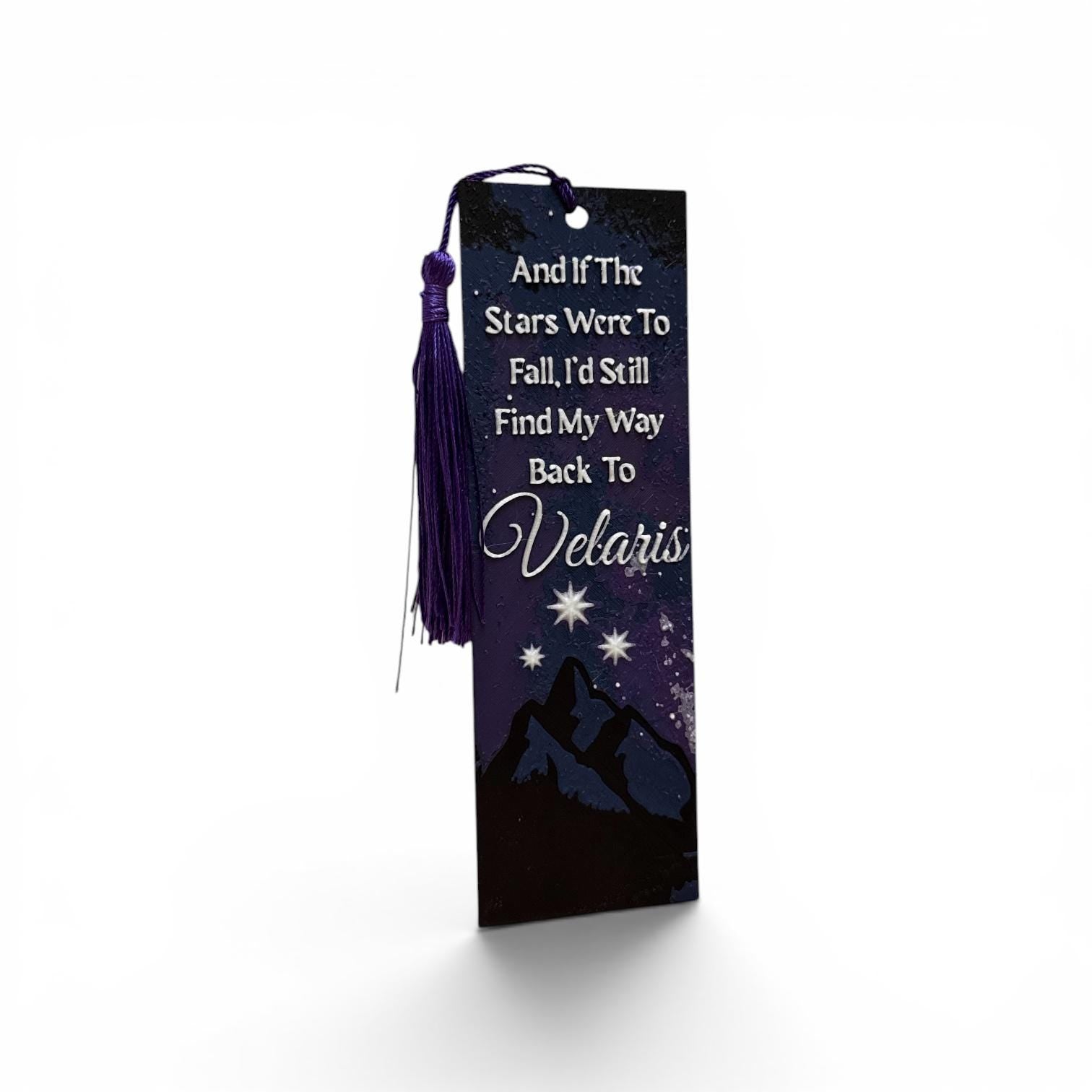 And If The Stars Were To Fall Velaris Inspired 3D Bookmark