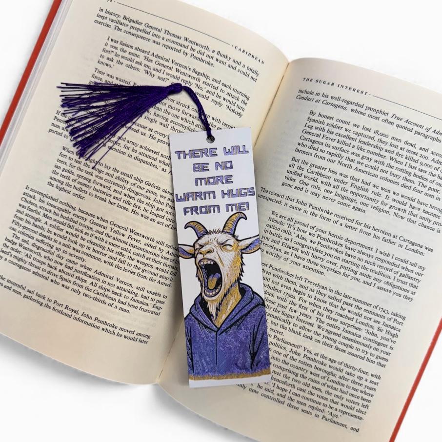 No More Warm Hugs (Prepotente) Dungeon Crawler Carl Inspired 3D Bookmark