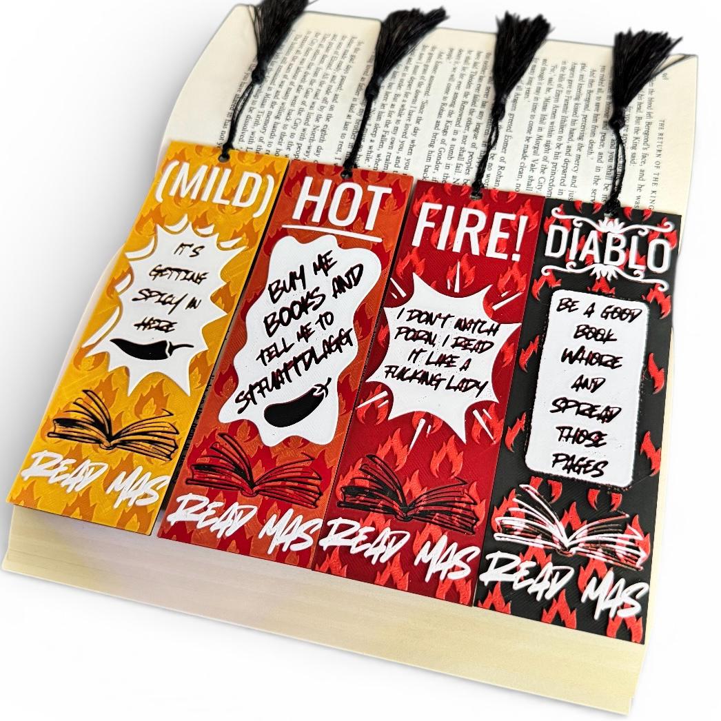 Mild Hot Sauce Packet 3D Bookmark