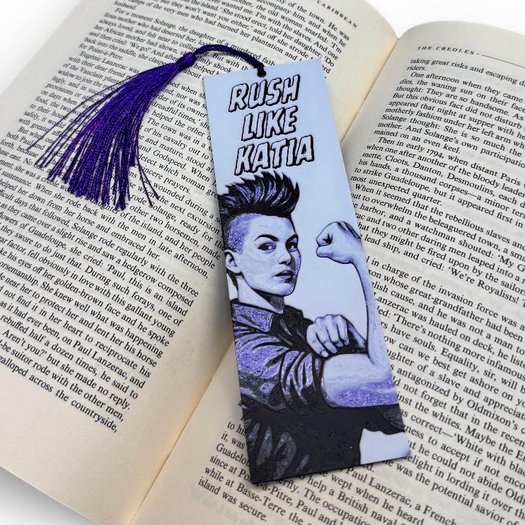 Rush Like Katia Dungeon Crawler Carl Inspired 3D Bookmark