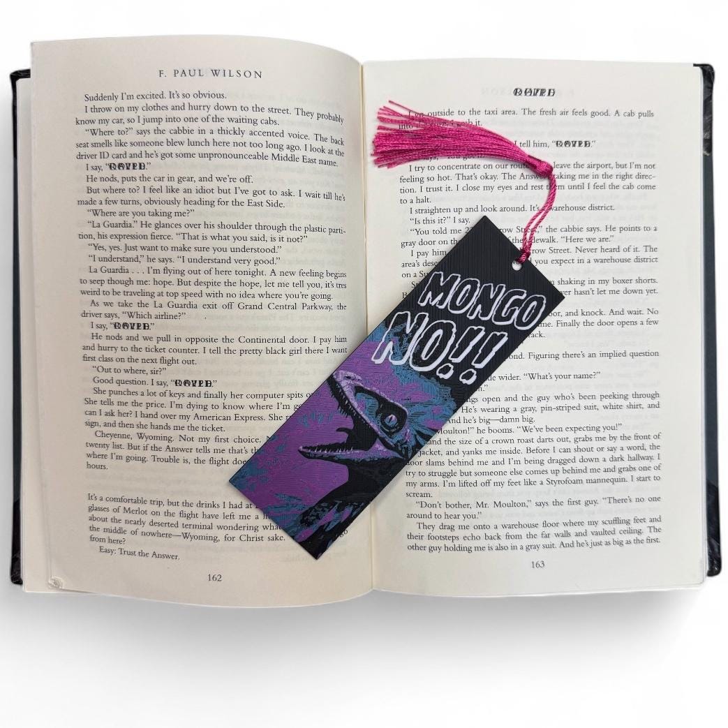 MONGO NO!! Dungeon Crawler Carl Inspired 3D Bookmark