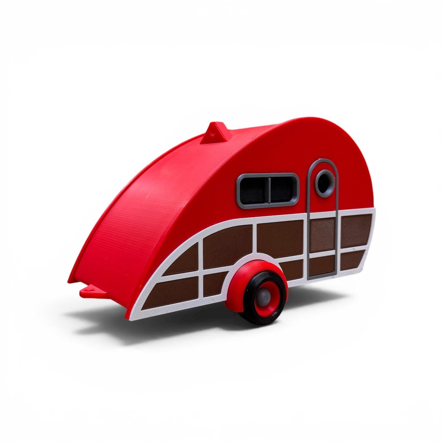 Teardrop Camper Caravan Birdhouse