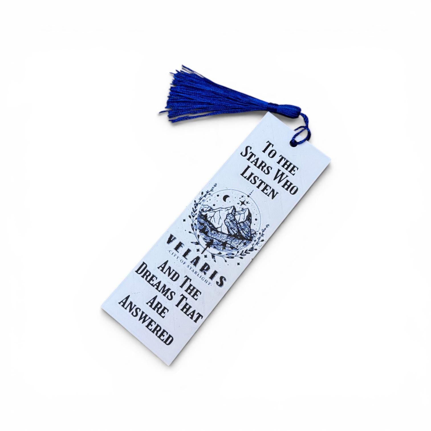 To The Stars Who Listen Velaris Inspired 3D Bookmark