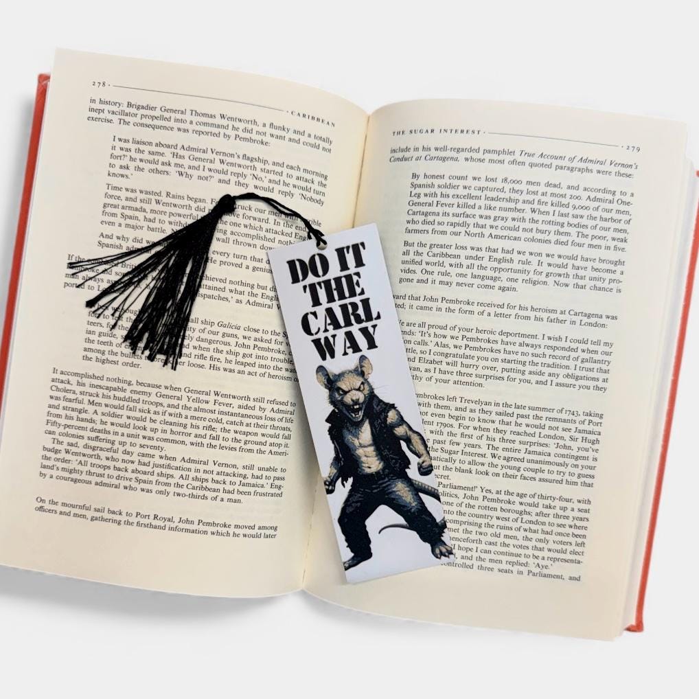 Do It The Carl Way (Mordecai) Dungeon Crawler Carl Inspired 3D Bookmark