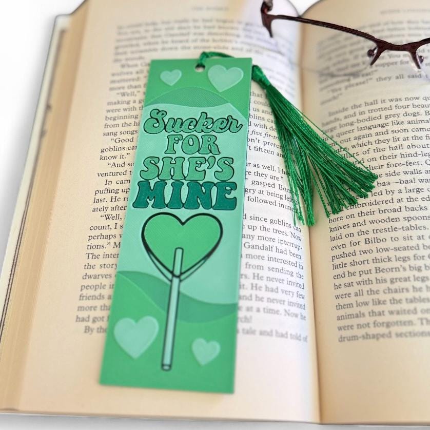Sucker For She's Mine 3D Bookmark