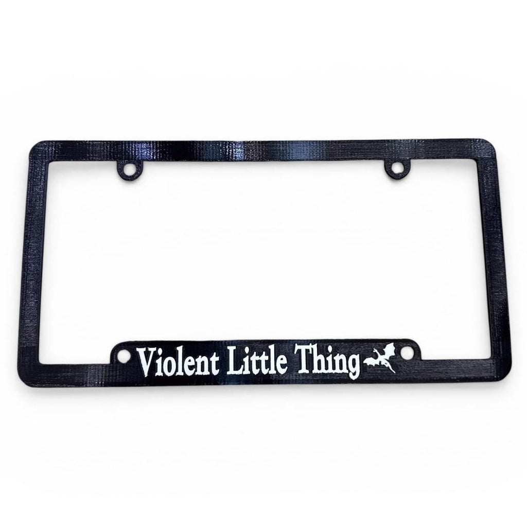 Fourth Wing Inspired License Plate Frame "Violent Little Thing"