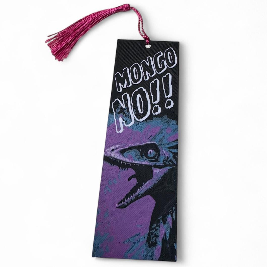 MONGO NO!! Dungeon Crawler Carl Inspired 3D Bookmark