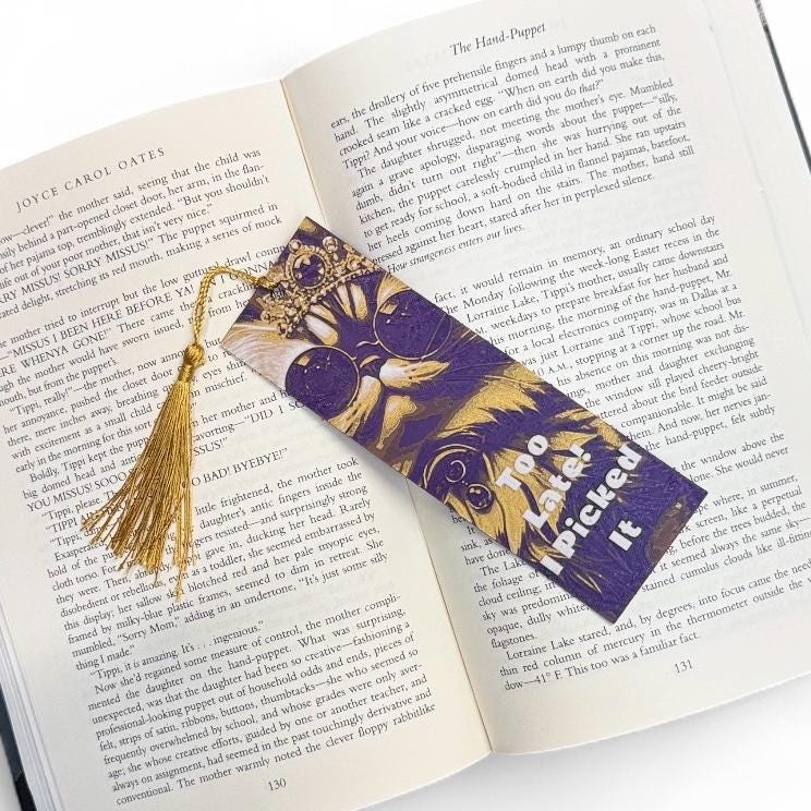 Dungeon Crawler Carl Princess Donut Inspired Bookmark
