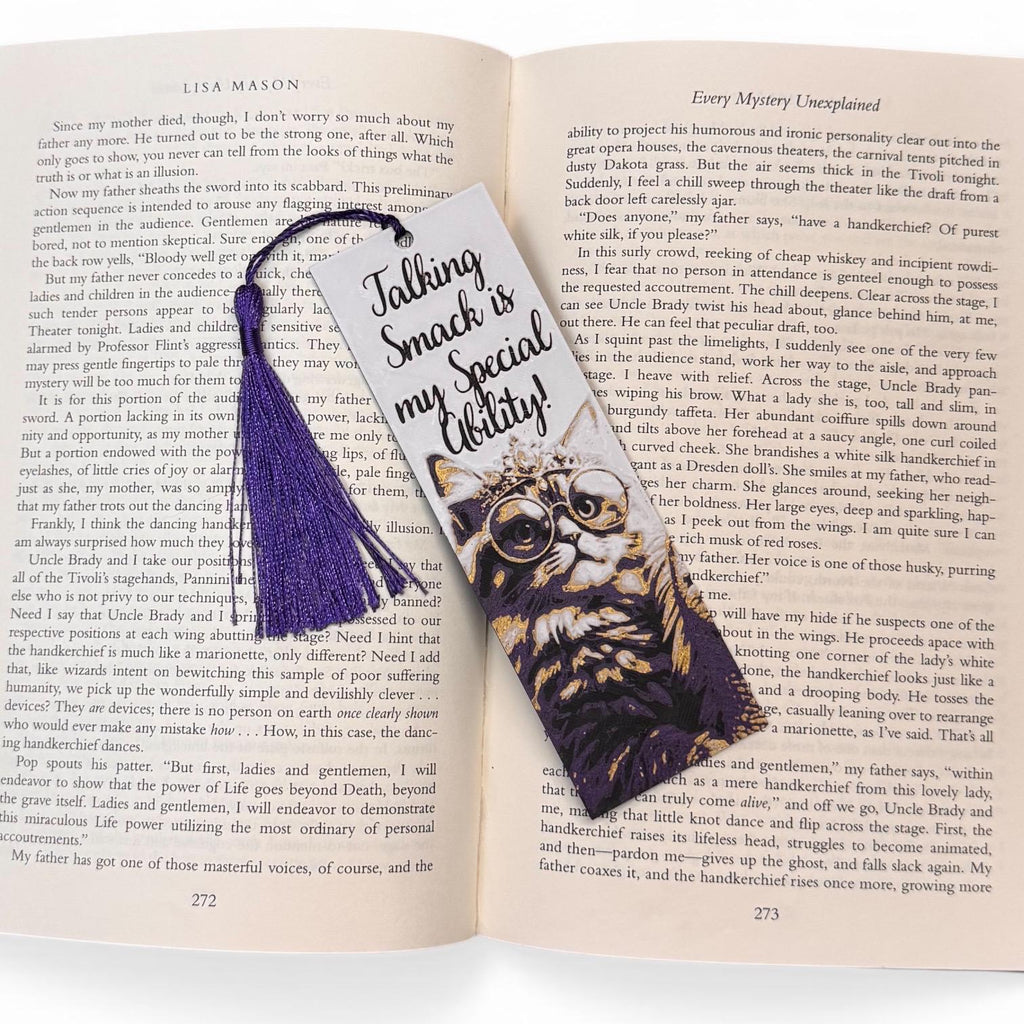 Dungeon Crawler Carl Inspired Princess Donut "Talking Smack Is My Special Ability" 3D Bookmark