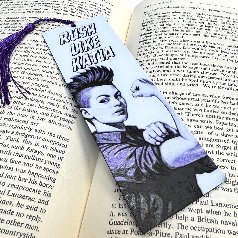 Rush Like Katia Dungeon Crawler Carl Inspired 3D Bookmark