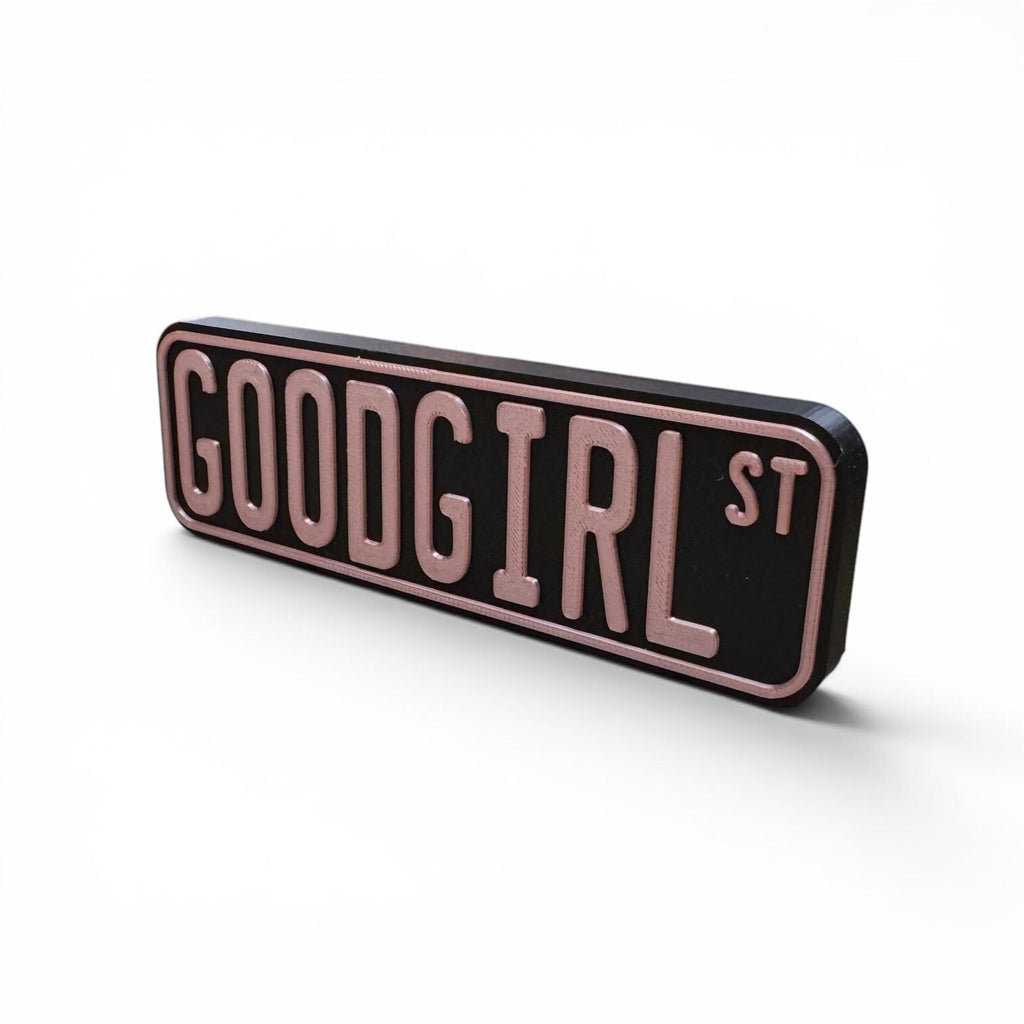 Goodgirl Street Bookshelf Decor Street Sign