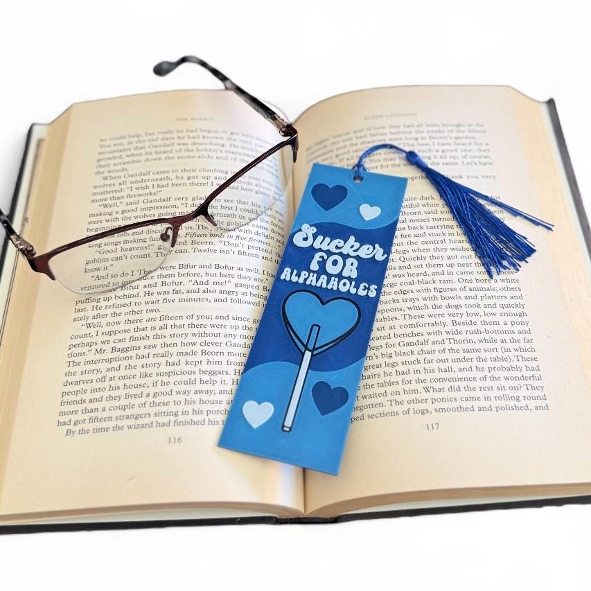 Sucker For Alphaholes 3D Bookmark