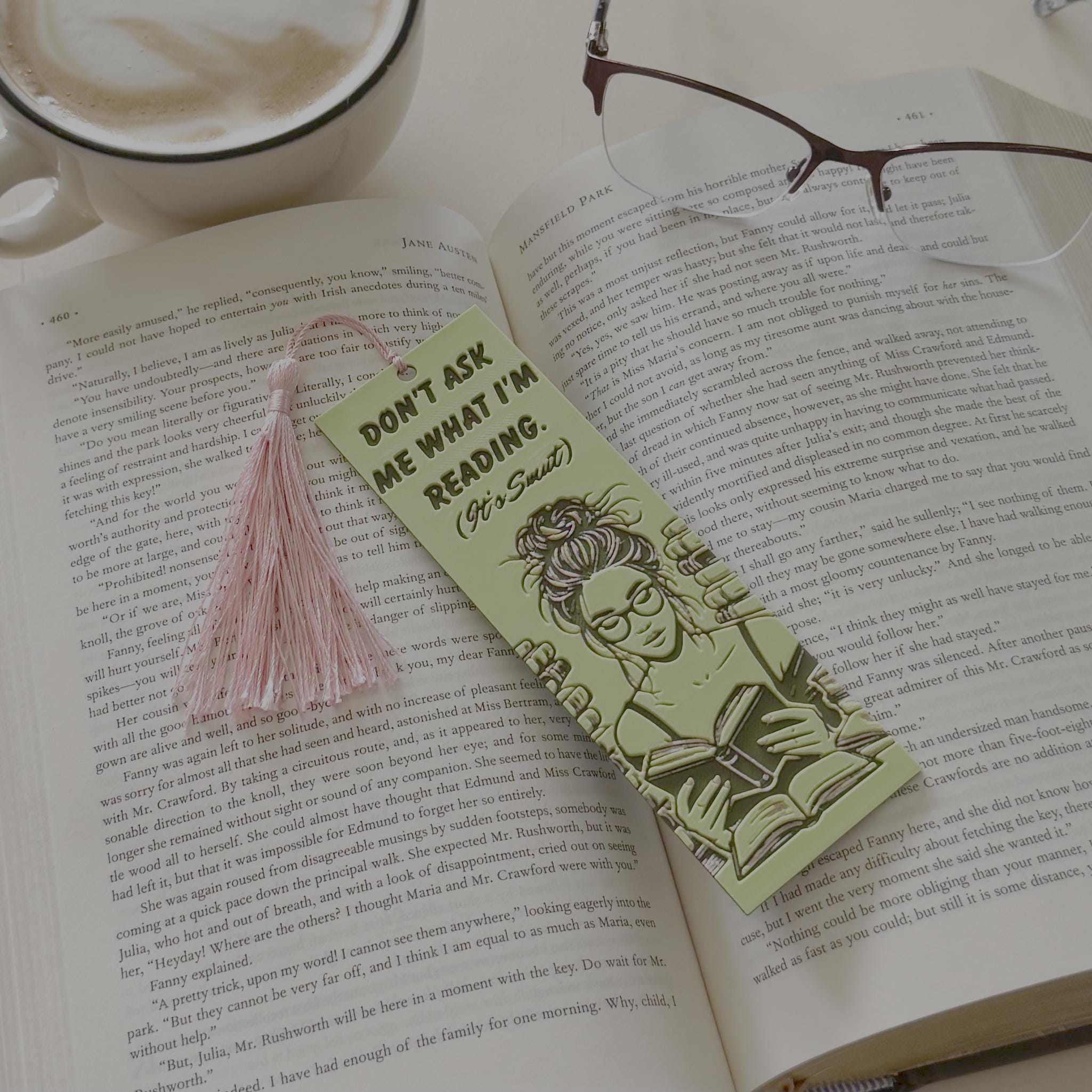 Don't Ask Me What I'm Reading (It's Smut) 3d Bookmark