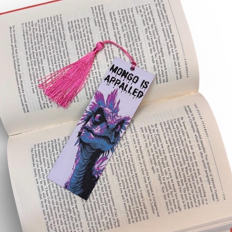 Mongo is Appalled! Dungeon Crawler Carl Inspired 3D Bookmark