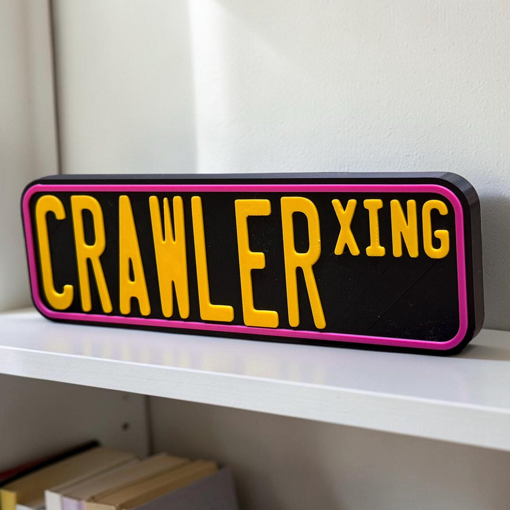 Dungeon Crawler Carl Inspired Crawler Crossing Street Sign