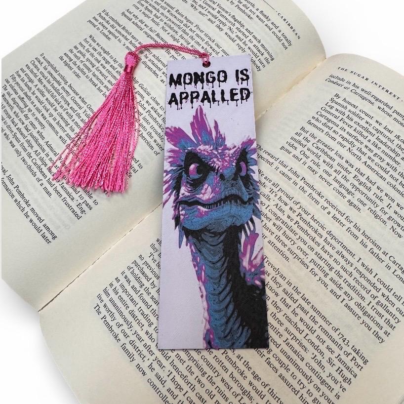 Mongo is Appalled! Dungeon Crawler Carl Inspired 3D Bookmark