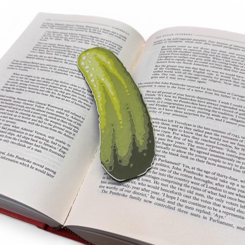 The Big Pickle 3D Bookmark