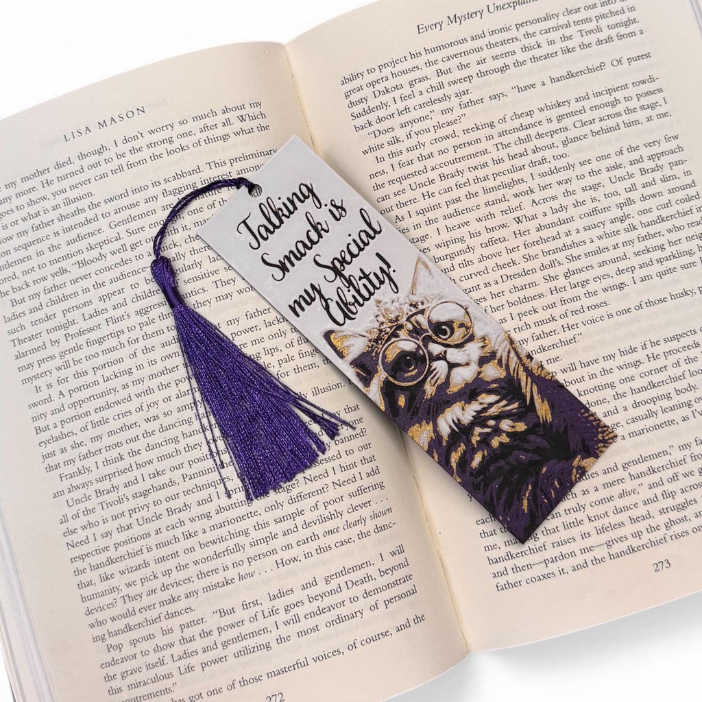 Dungeon Crawler Carl Inspired Princess Donut "Talking Smack Is My Special Ability" 3D Bookmark