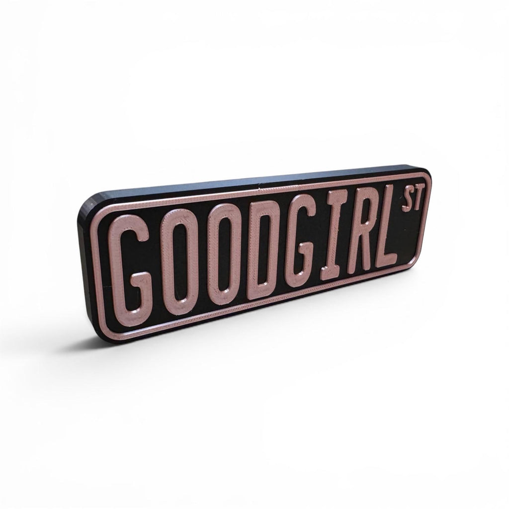 Goodgirl Street Bookshelf Decor Street Sign