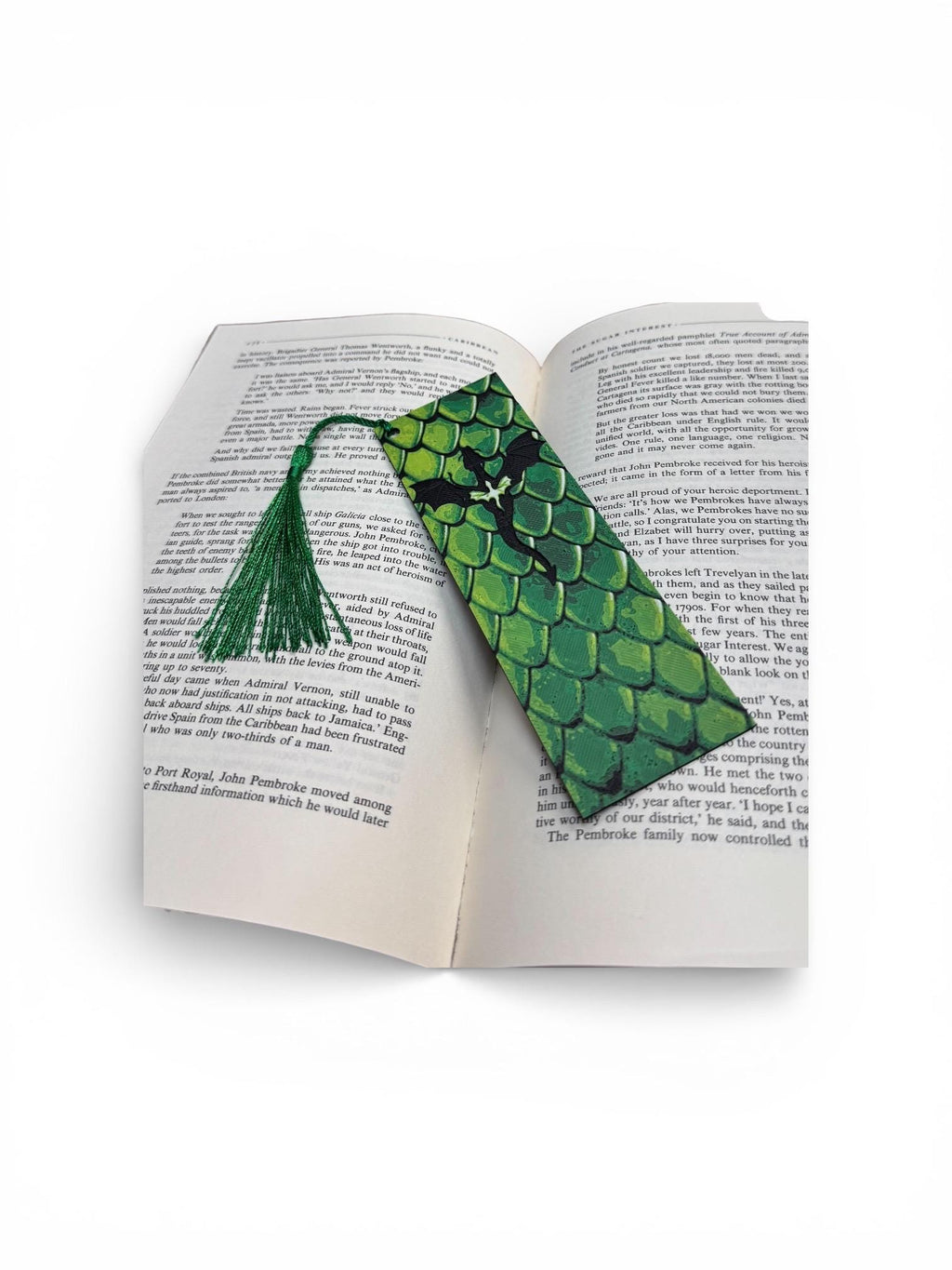 Dragon Scales Fourth Wing Inspired 3D Bookmark