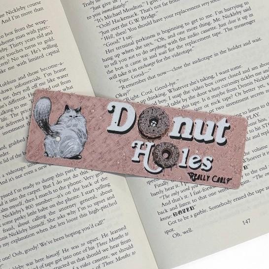Donut Holes Princess Donut Dungeon Crawler Car Inspired Bookmark