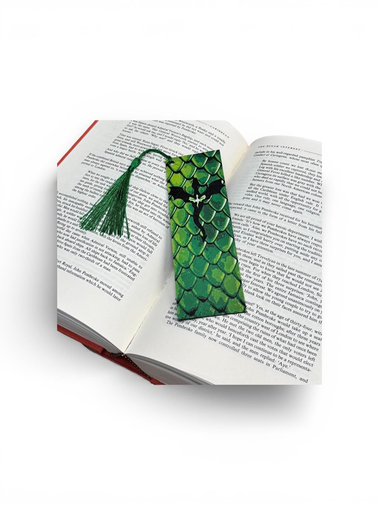 Dragon Scales Fourth Wing Inspired 3D Bookmark