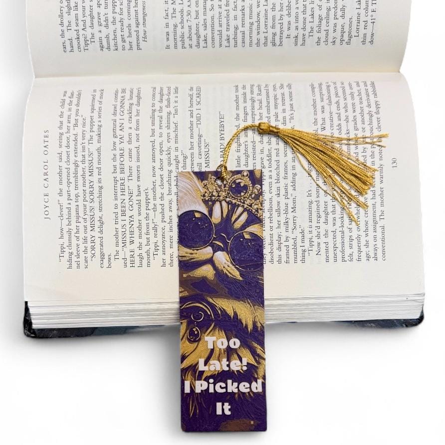 Dungeon Crawler Carl Princess Donut Inspired Bookmark