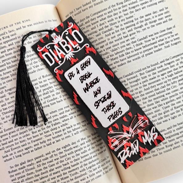 Diablo Hot Sauce Packet Bookmark