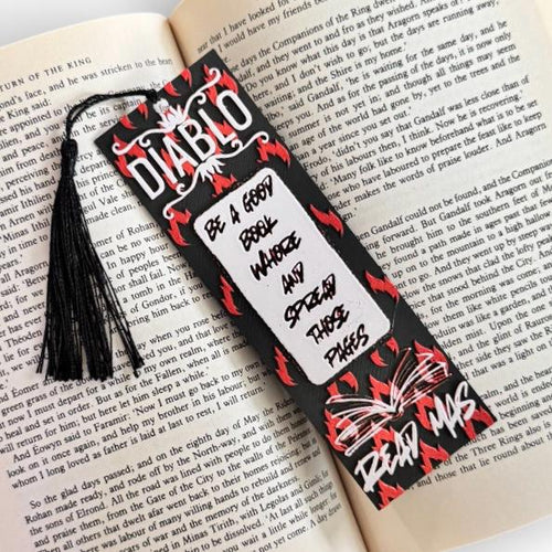 Diablo Hot Sauce Packet Bookmark