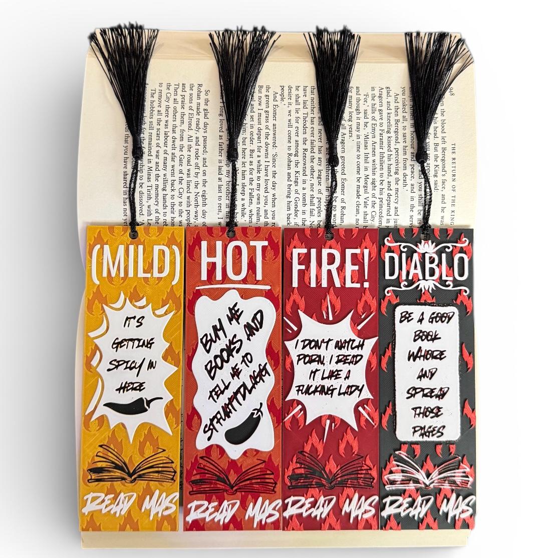 Fire Hot Sauce Packet 3D Bookmark