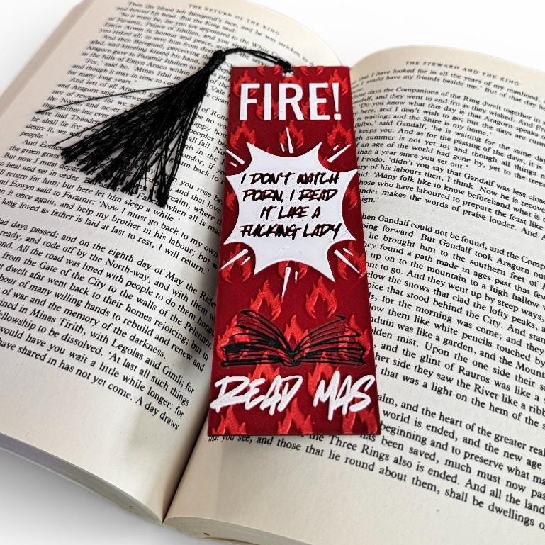 Fire Hot Sauce Packet 3D Bookmark