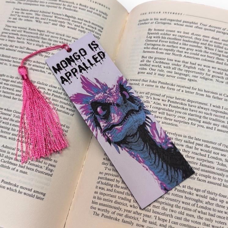 Mongo is Appalled! Dungeon Crawler Carl Inspired 3D Bookmark