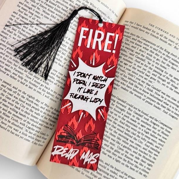 Fire Hot Sauce Packet 3D Bookmark