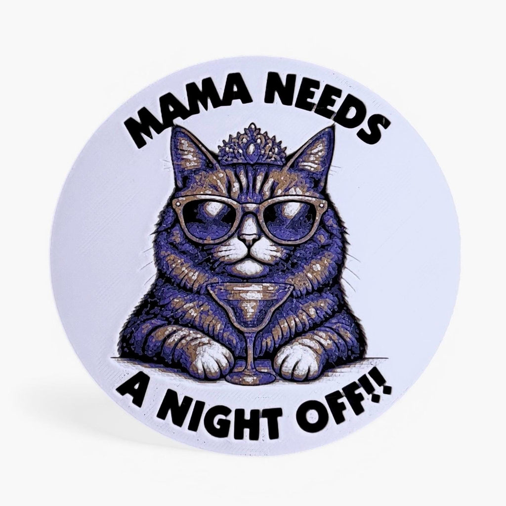 Princess Donut “Mama Needs a Night Off” Dungeon Crawler Carl Inspired Coaster