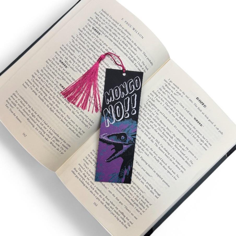 MONGO NO!! Dungeon Crawler Carl Inspired 3D Bookmark