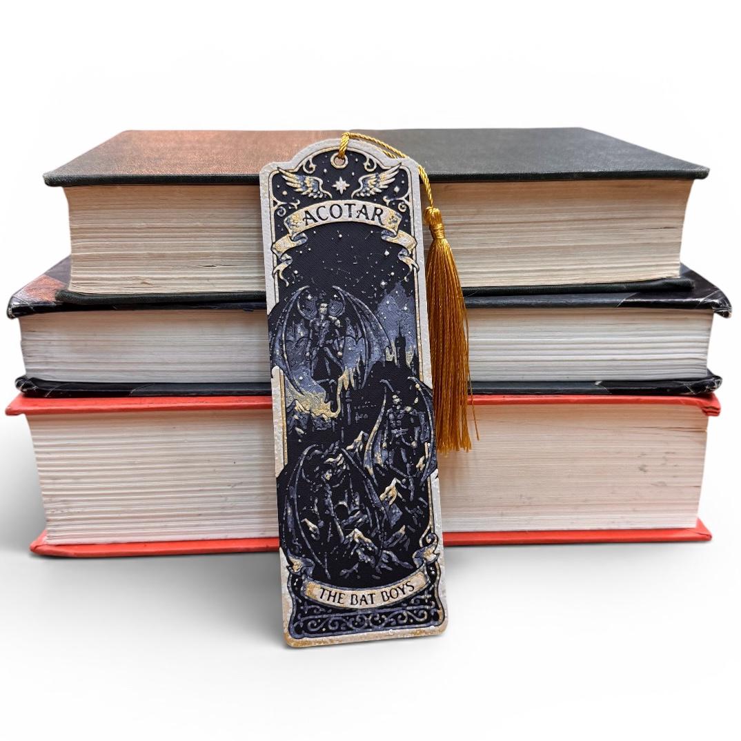 Bat Boys Velaris ACOTAR Inspired 3D Bookmark