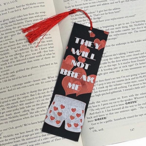 They Will Not Break Me Dungeon Crawler Carl Inspired 3D Bookmark